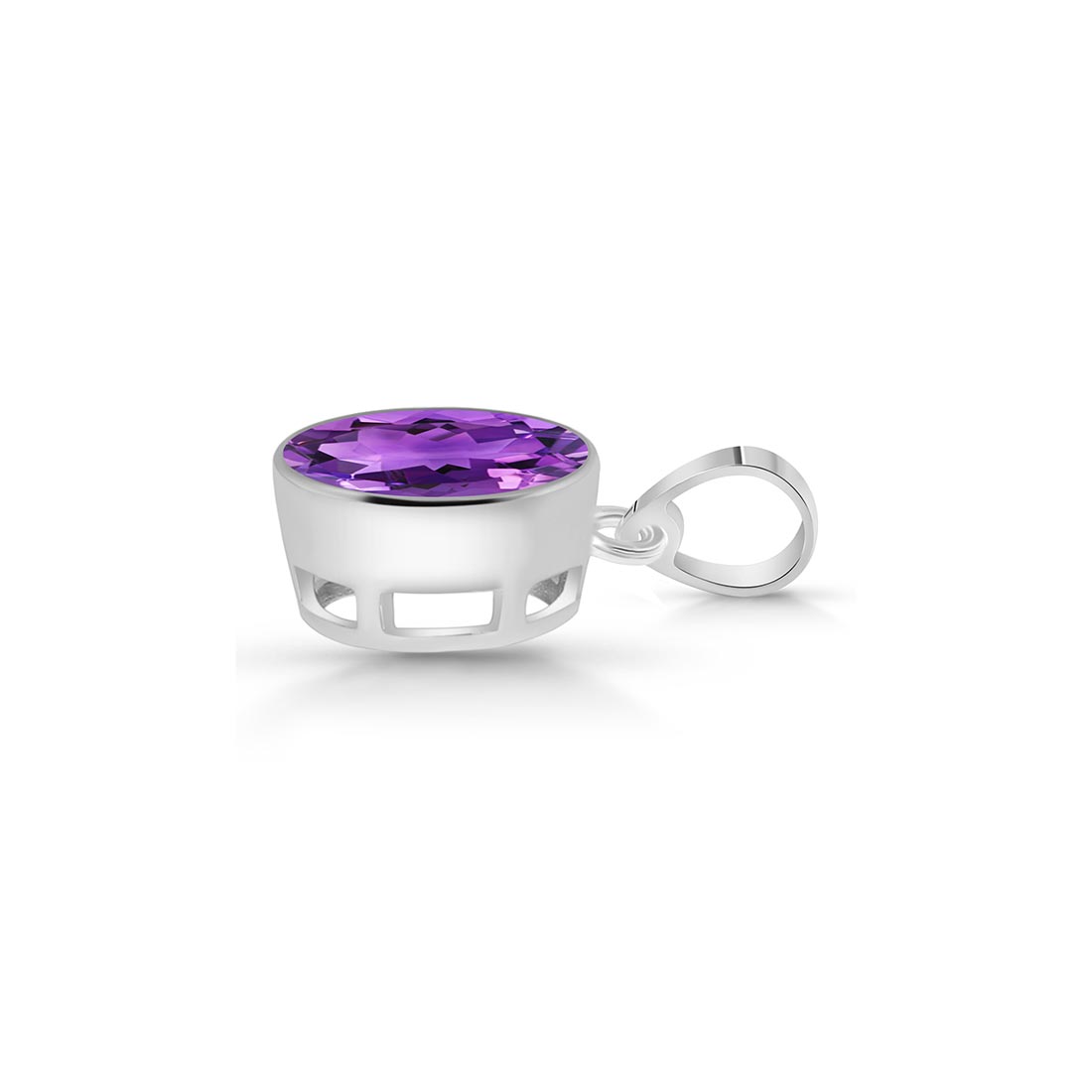 Amethyst Pendant-(AMT-SP-466.)